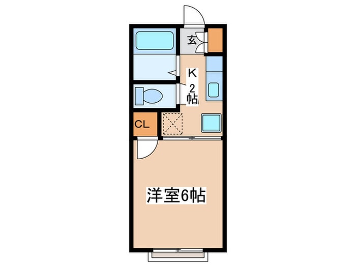 間取り図 フローラ浜田山Ⅱ