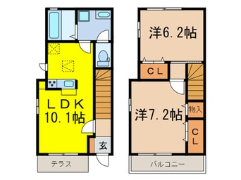 間取図 Ｍａｒｉｏ　Ｋ