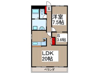 間取図 ベルエアガ－デン