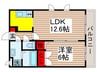 ギルウェル行徳 1LDKの間取り