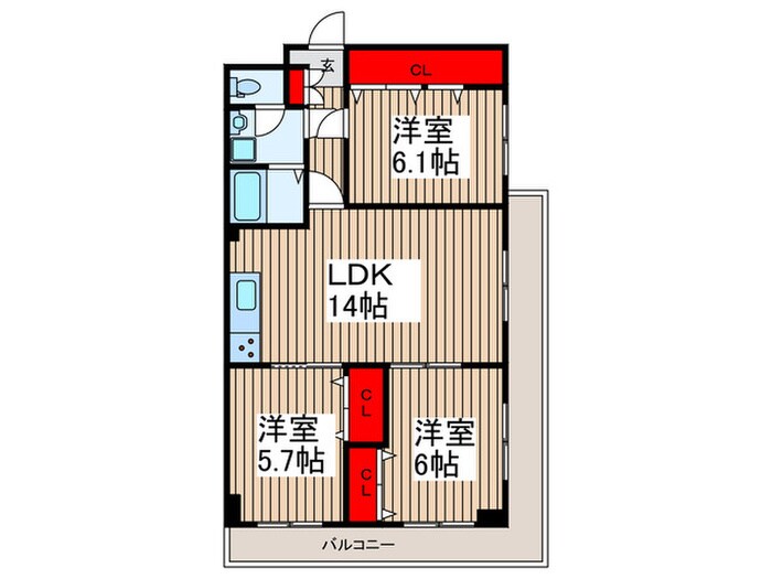 間取り図 シオミプラザファ－スト