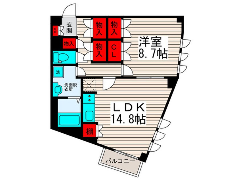 間取図 ポポラ－レイワイ