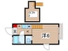 からぷ－や国立 1Rの間取り