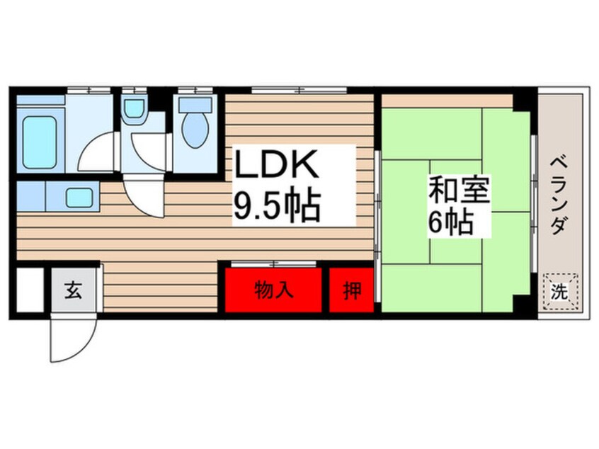 間取図 フォ－レ向島