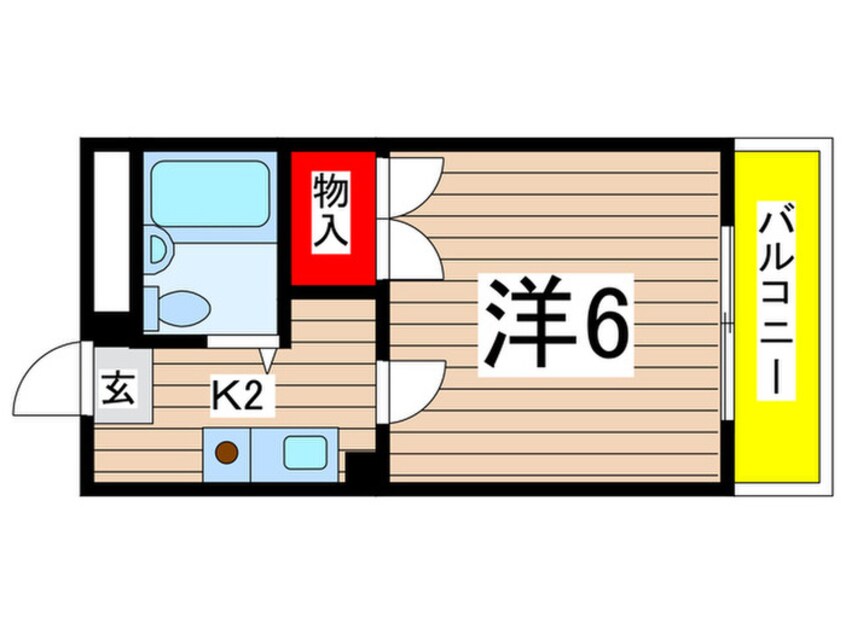 間取図 タウンハイツ稲田堤