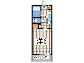 間取図 Ｇａｔｅ　Ｌａｇｏｏｎ東戸塚