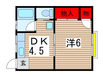 間取図 サンハイム２号