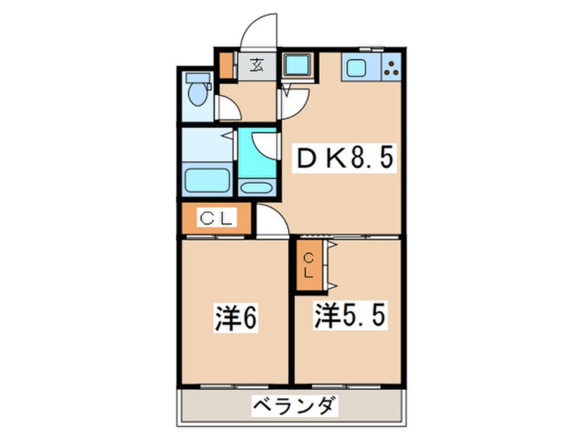 間取図 すみれマンション