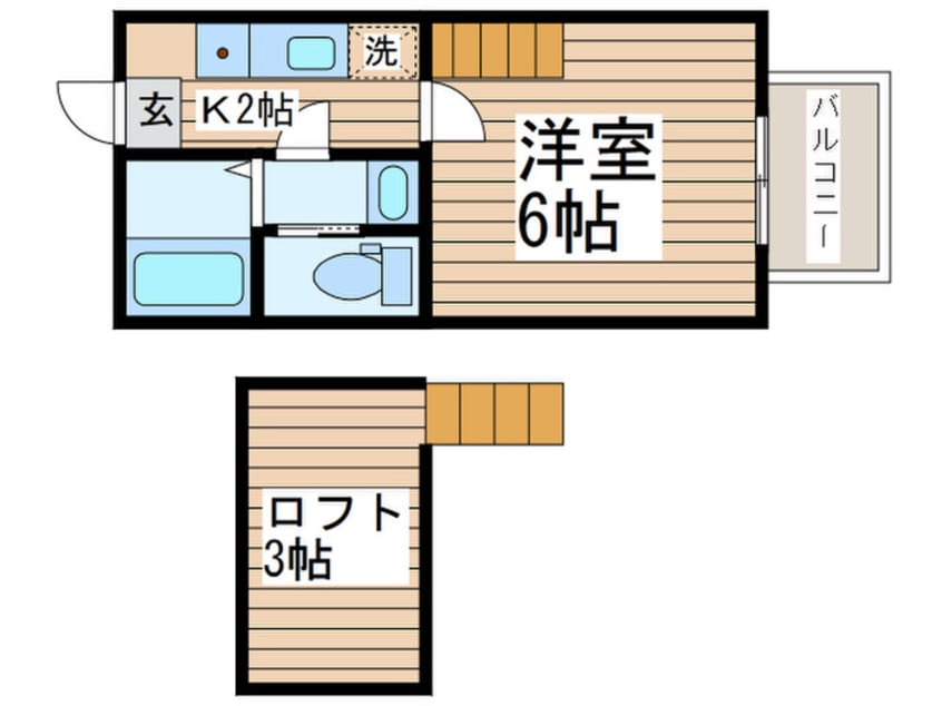 間取図 ユーフラット天王台