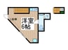 ロータスガーデン亀戸 1Rの間取り