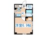 リプレ幡ヶ谷 1Kの間取り