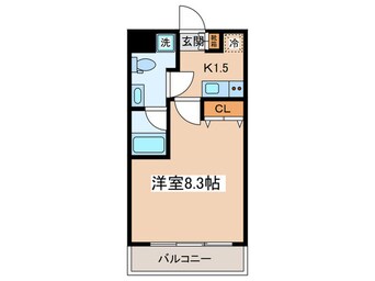 間取図 スパシエエクレクト（103）