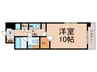 エコロジ－上板橋レジデンス 1Kの間取り
