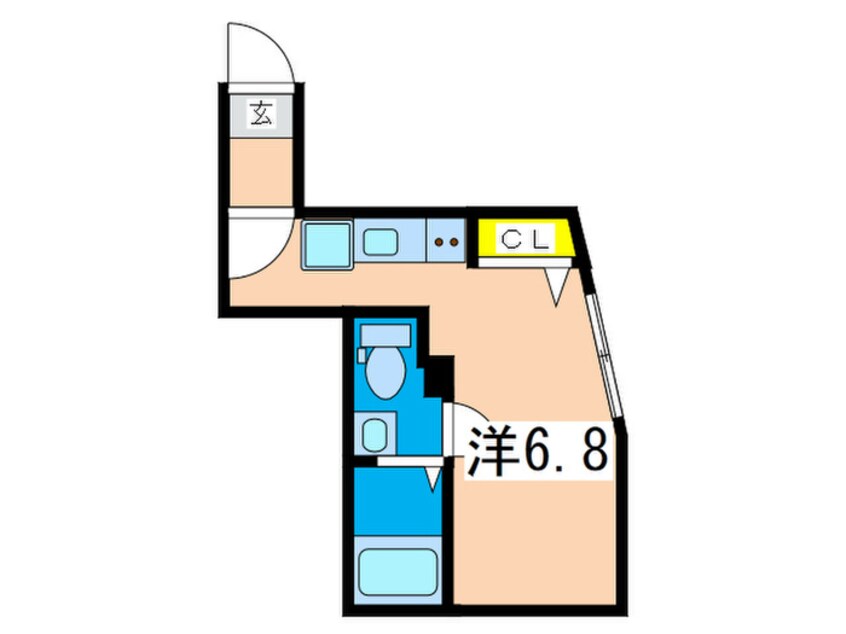 間取図 ダイヤモンドテラス磯子B