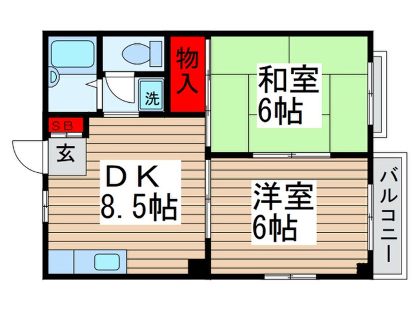 間取図 ベルマンション