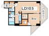 ドゥーエ東池袋 1LDK+Sの間取り