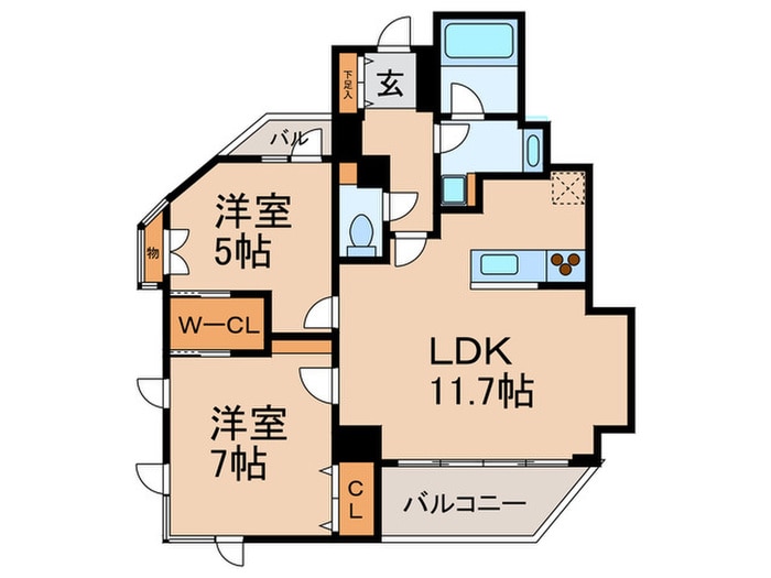 間取り図 ドゥーエ東池袋