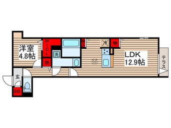 間取図 ルリアン加賀