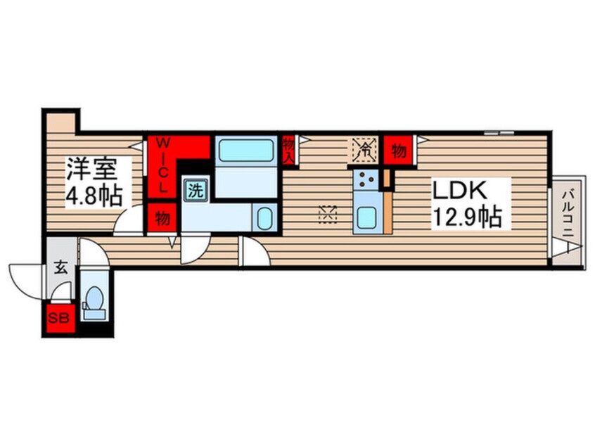 間取図 ルリアン加賀