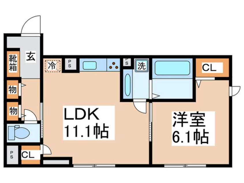 間取図 ライラック湘南Ⅱ