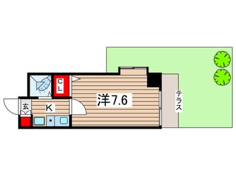 間取図 ﾗｲｵﾝｽﾞﾏﾝｼｮﾝ大島第２（１０５）