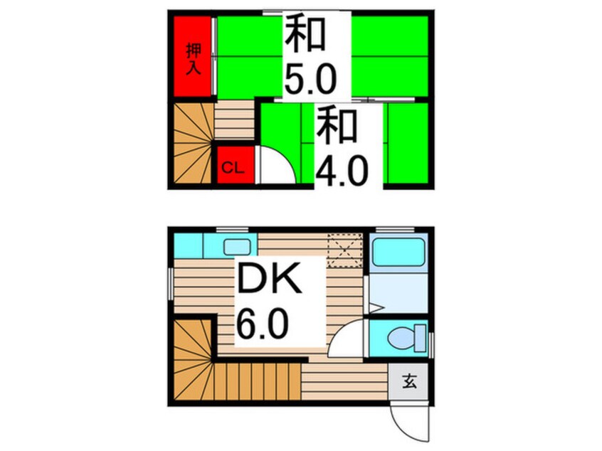 間取図 ネイビーフィールド綾瀬C棟