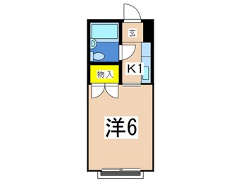 間取図 パ－ルハイツ佐伯