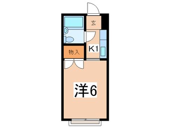 間取図 パ－ルハイツ佐伯