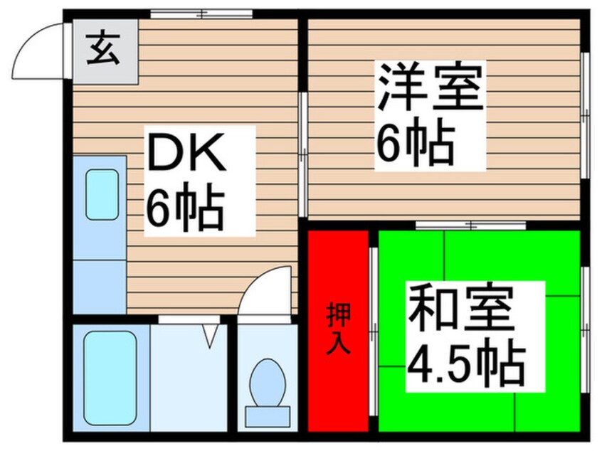 間取図 サンハウスのうむら