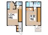 KASHIWANOHA　HYGGE 1LDKの間取り