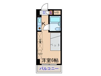 間取図 新丸子ｾﾝﾁｭﾘ-ﾌﾟﾗｻﾞ２１(1002)