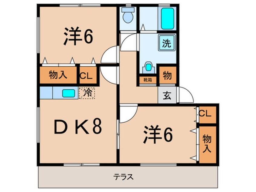 間取図 コ－ト・ロティ