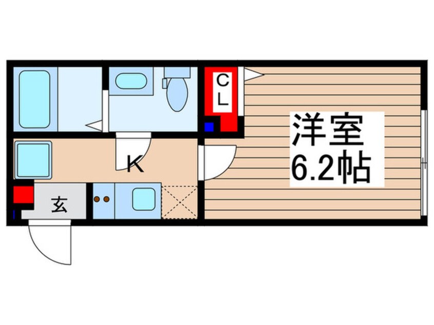 間取図 仮)北野新築AP5