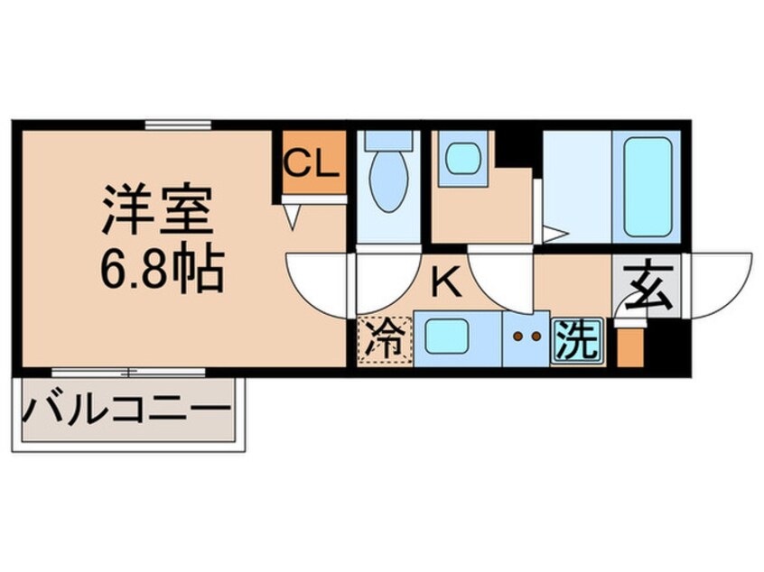 間取図 リブリ・アイリス・エンサ－タ