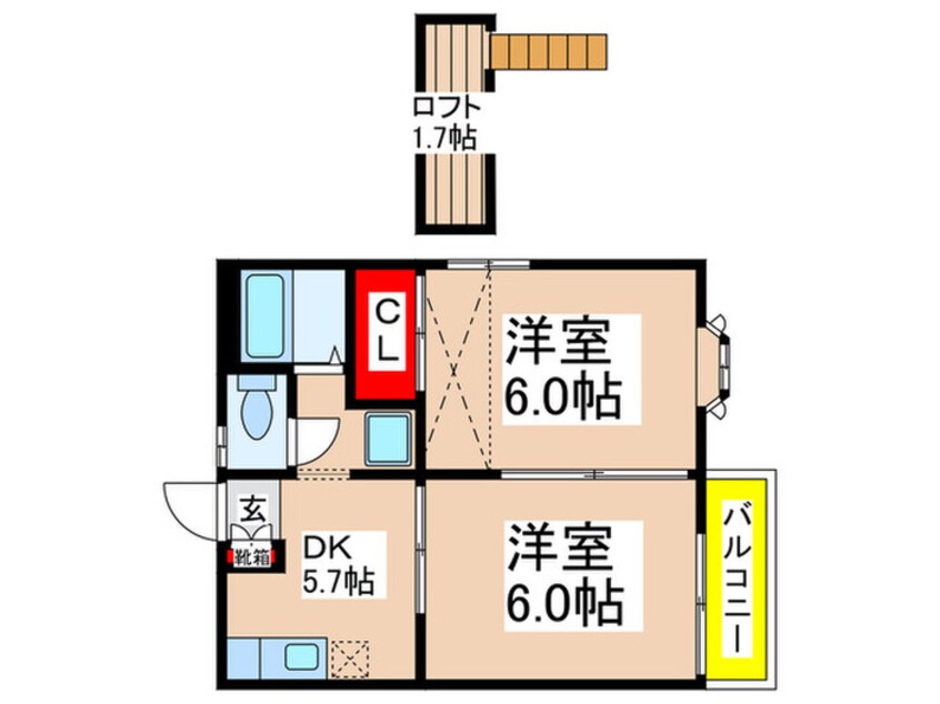 間取図 ファ－ストレジデンス新検見川