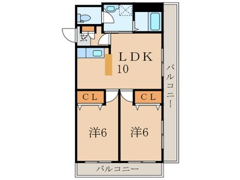 間取図 アビタシオン落合