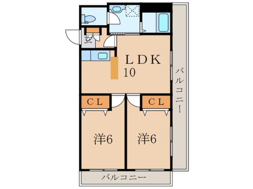 間取図 アビタシオン落合