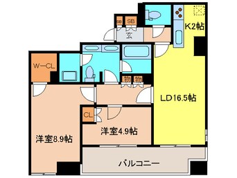 間取図 パークハビオ水天宮前