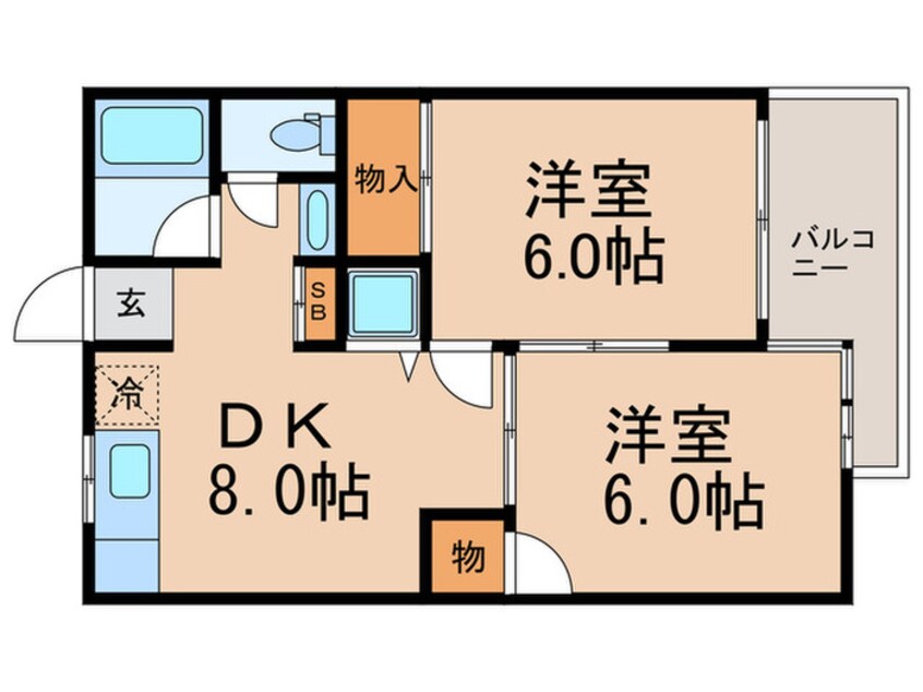 間取図 カサデルピノ