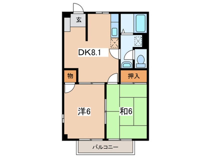 間取図 アイリスＢ棟