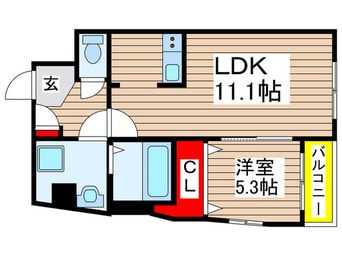 間取図 CASA　COLZA幕張