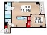 CASA　COLZA幕張 1LDKの間取り