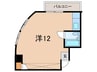 クロス・五本木（301） 1Rの間取り