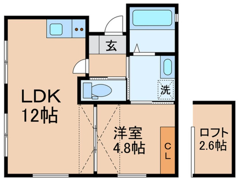 間取図 メゾンササ