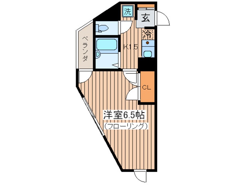 間取図 ガ－ラ笹塚駅前（７０６）