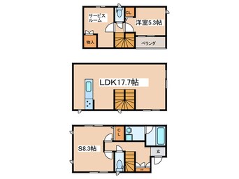 間取図 Kolet調布多摩川＃04