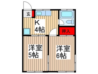 間取図 あけぼの荘