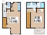 KASHIWANOHA　HYGGE 1LDKの間取り