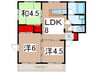 クオリティ所沢 3LDKの間取り