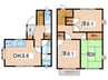 イーストヴィラつきみ野 3DKの間取り